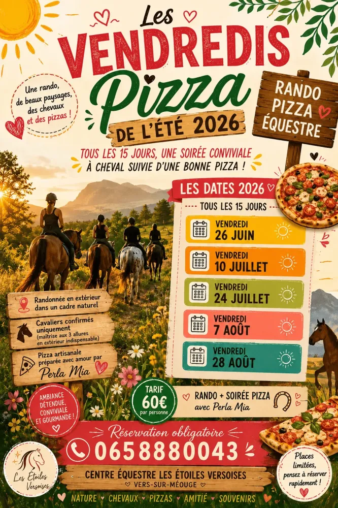 Les Vendredis Pizza - Eté 2026